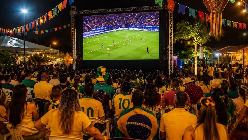Arraiá Jipa 2026 terá jogo do Brasil em telão