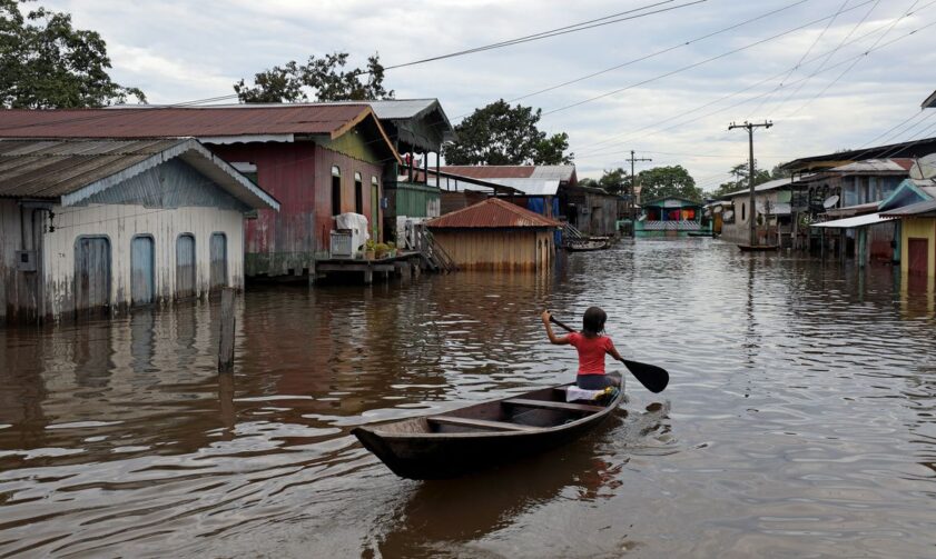 Níveis dos rios Amazonas e Tapajós atingem cota de alerta no Pará