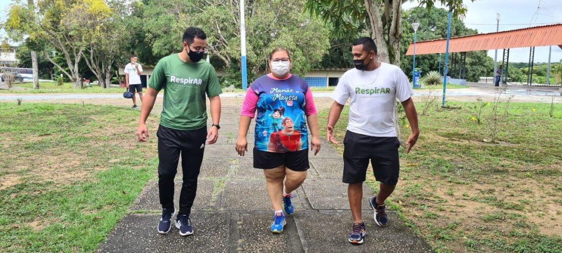 Caminhada Orientada é uma das metodologias de recuperação pós-Covid-19 no RespirAR