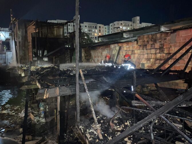 Incêndio assusta moradores do bairro da Paz