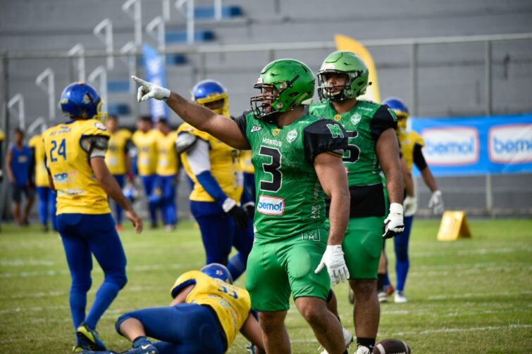 Manaus FA vence Porto Velho Miners  por 41 a 0, na estreia do Brasileirão de Futebol Americano