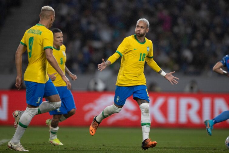 Brasil vence Japão em amistoso preparatório para a Copa do Catar