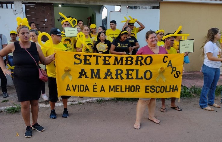 Autazes realiza Caminhada pela Valorização da Vida em alusão ao Setembro Amarelo