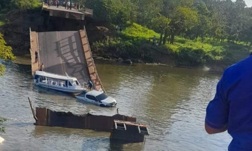 Ponte na BR-319 desaba e rodovia que dá acesso ao município de Autazes é interditada