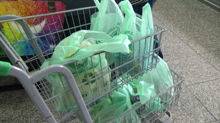 Venda e distribuição de sacolas plásticas será proibida na próxima semana