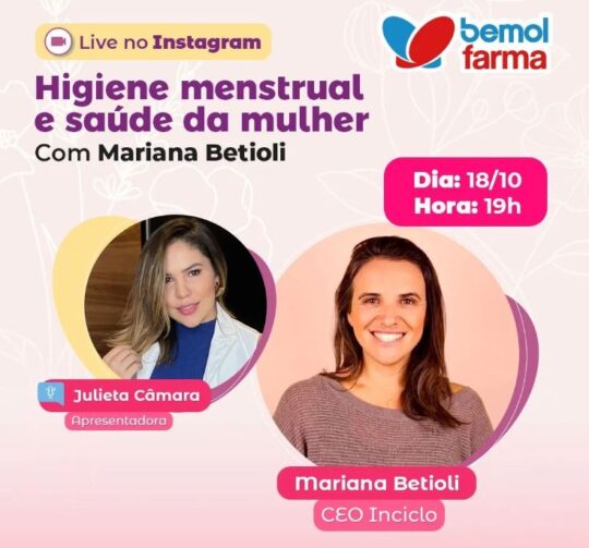 Bemol Farma reforça a importância da saúde da mulher com live especial