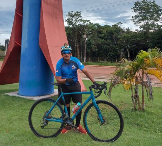 Aos 55 anos, ciclista prova que nunca é tarde para começar algo novo