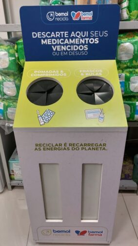 Programa Bemol Farma Recicla disponibiliza 6 pontos de descarte correto para medicamentos vencidos em Manaus