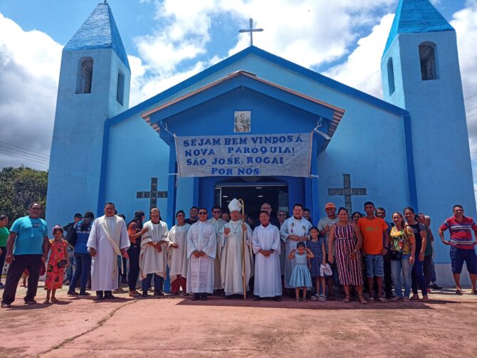 Igreja de Novo Céu/Autazes é elevada à categoria de Paróquia por Diocese de Borba