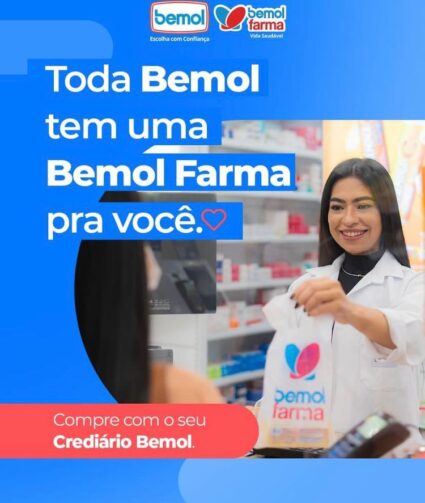 Bemol Farma agora está presente em todas as lojas físicas da Bemol