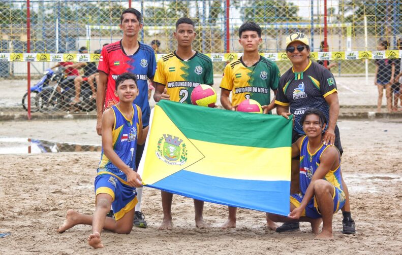 Dupla de Vôlei de Praia de Autazes conquista primeiro troféu nos Jogos Escolares do Amazonas (JEA'S)