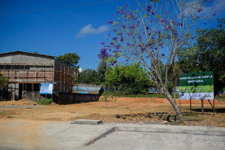 Espaço público para realização de velórios começa a ser construído em Ji-Paraná