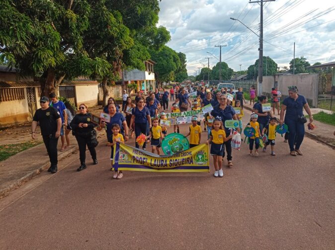 Secretaria do Meio Ambiente promove caminhada de conscientização em Autazes