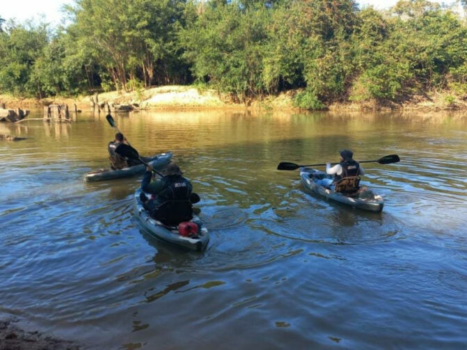 Atividades com pescadores promove a retirada de material irregular em rios de Ji-Paraná