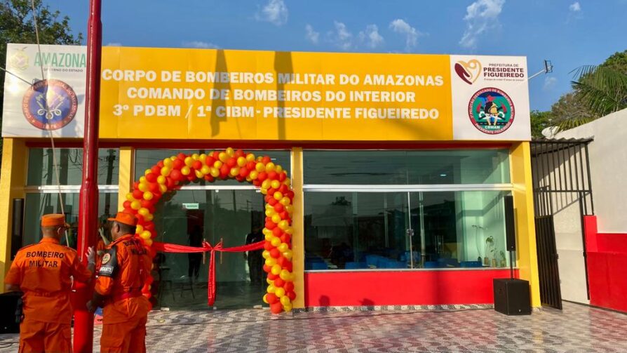 Novo posto do Corpo de Bombeiros em Presidente Figueiredo aprimora atendimento em local estratégico