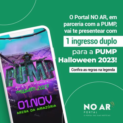 Portal No Ar presenteia leitores de Figueiredo com ingresso duplo para Pump Halloween 2023