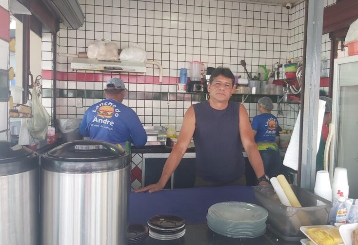 Há 34 anos atuando com lanches, André Nascimento diz que seu diferencial é a qualidade