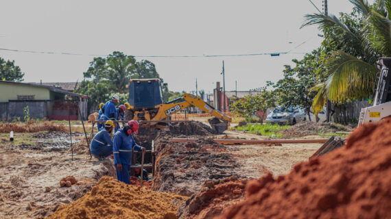 Obras do Sistema de Esgotamento Sanitário seguem com ritmo acelerado em Ji-Paraná