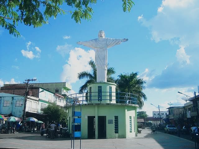 Cristo Redentor, em Coari, é um dos principais pontos turísticos da cidade