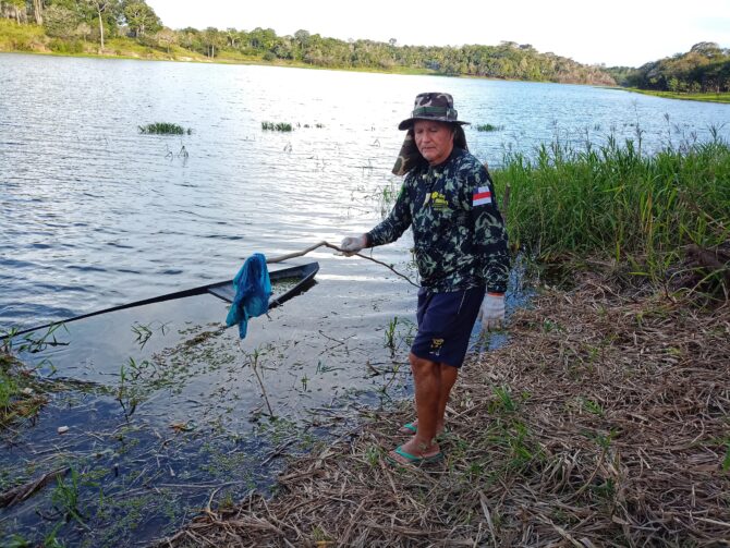 Morador de Autazes cria projeto ambiental para ações de limpeza e conscientização