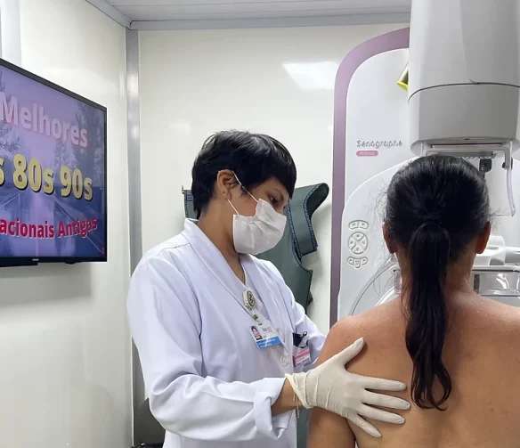 Exames gratuitos de mamografia e preventivo estão sendo ofertados em Cruzeiro do Sul; atendimentos vão até 27 de março