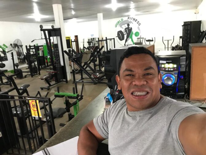 Reginaldo Serrão e a história da academia World Fitness em Rorainópolis