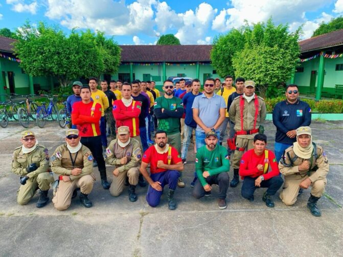 Corpo de Bombeiros capacita de 153 brigadistas para reforçar combate aos incêndios no sul do Amazonas, incluindo Maués