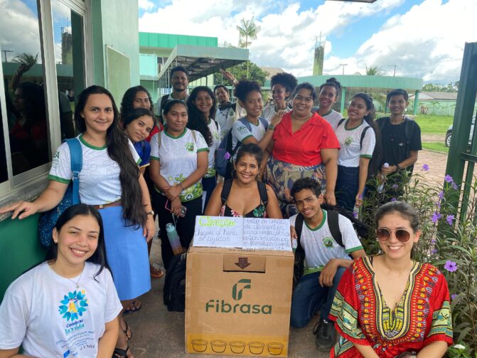 Estudantes realizam ação beneficente para comunidades do município de Presidente Figueiredo 