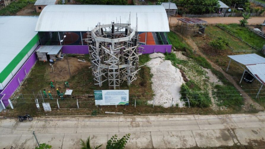 Obras de ampliação do sistema de abastecimento de água são realizadas em Codajás