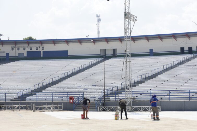 Parque do Ingá passa por serviços de manutenção para receber o 26º Festival de Cirandas