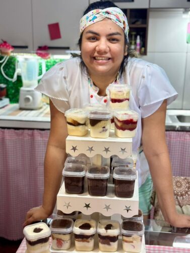 Empreendedora Arielle Filizzola faz sucesso com seus doces em Rio Preto da Eva