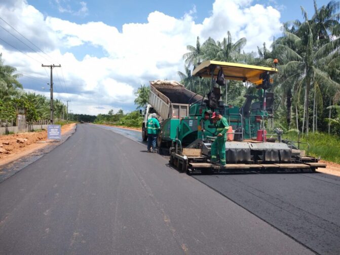 Avanço em obras na Estrada Codajás-Anori alcança status de 16% de conclusão