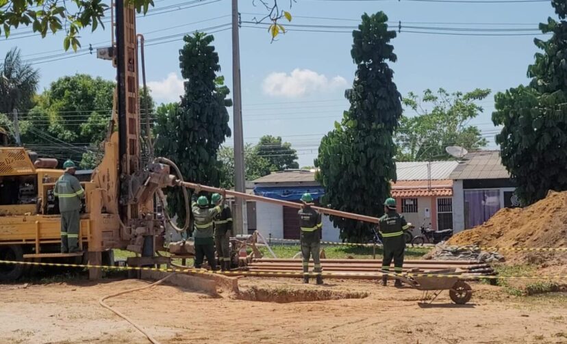 Primeiro poço do Prosai Parintins tem perfuração concluída visando a ampliação do abastecimento de água no município