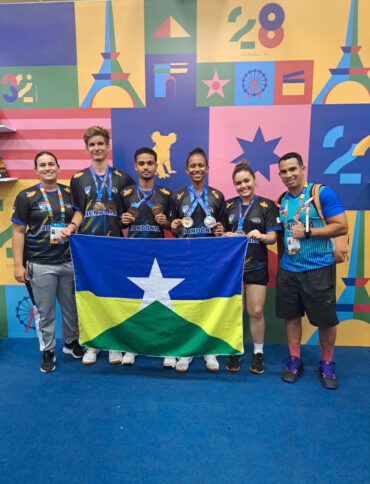 Atletas de Ji-Paraná conquistam sete medalhas no badminton nos Jogos da Juventude 2024