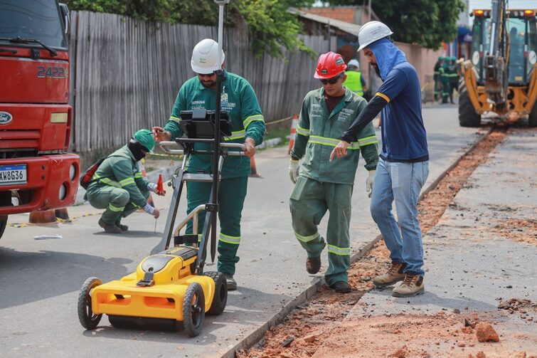 Tecnologias de ponta são utilizadas na execução das obras do Prosai Parintins