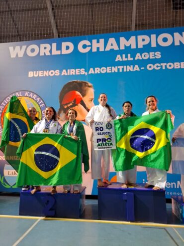 Atletas de Rondônia conquistam 21 medalhas no Mundial de Karatê na Argentina