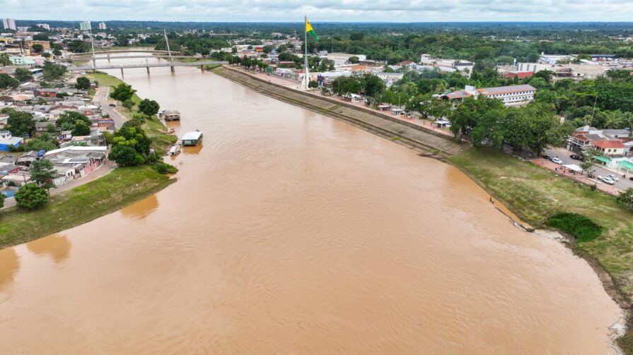 Rio Juruá, em Cruzeiro do Sul, apresenta tendência de vazante; veja a cota atual do município e de outras cidades do Acre