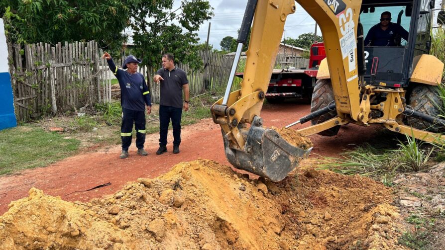 Bairro deve receber mais de 600 metros de extensão de rede de água, em Rorainópolis