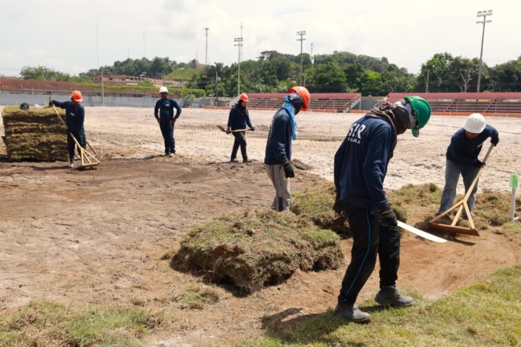 Estádio de futebol de Rio Preto da Eva deve ser revitalizado