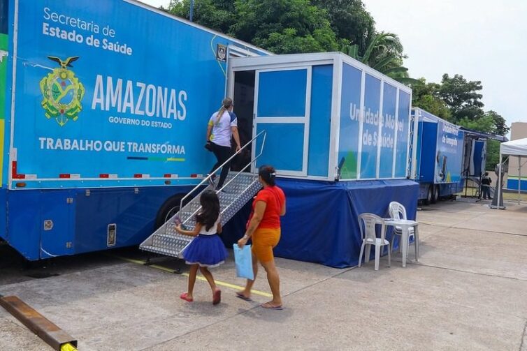 Carretas da Saúde chegam às zonas norte e centro-oeste de Manaus