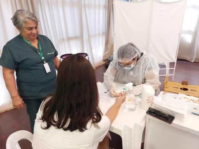 Ações de saúde reforçam prevenção de doenças em comunidade de Iranduba