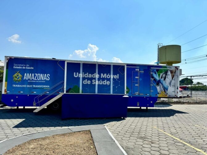 Carreta da Saúde inicia atendimentos no bairro Compensa até o dia 27 de junho