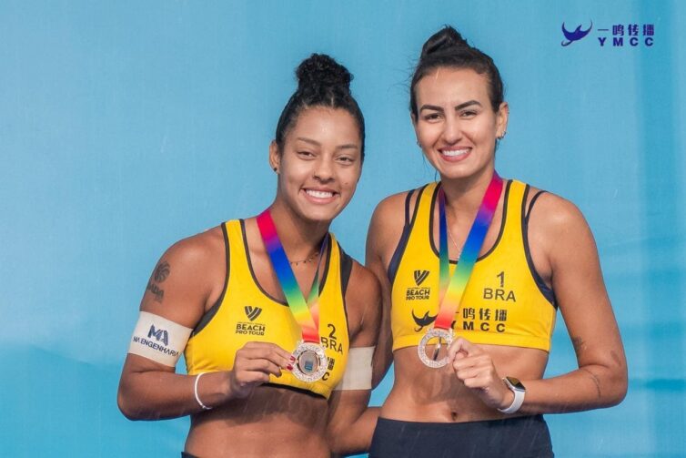 Atleta acreana conquista bronze na China pelo Circuito Mundial de Vôlei de Praia