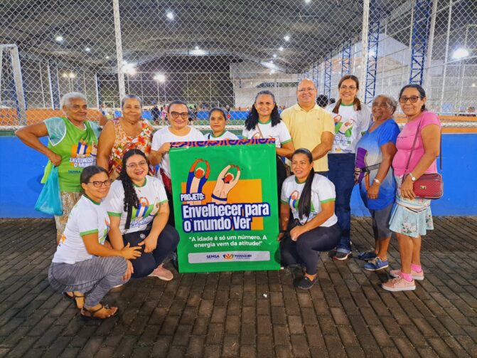 Projeto 'Envelhecer para o Mundo Ver' promove qualidade de vida para idosos em Manaquiri