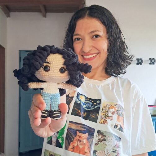 Conheça a arte em crochê de Angel Benício em Presidente Figueiredo