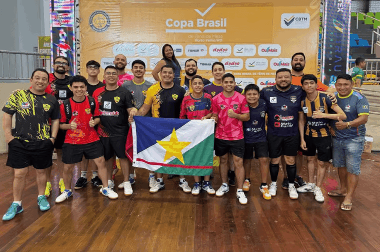 Roraima conquista 17 medalhas em etapa da Copa Brasil de Tênis de Mesa