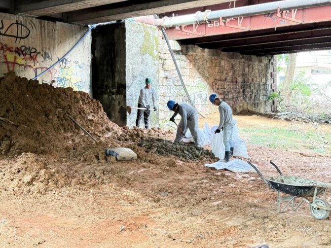 Recuperação no Parque dos Bilhares entra na fase final com fiscalização das obras