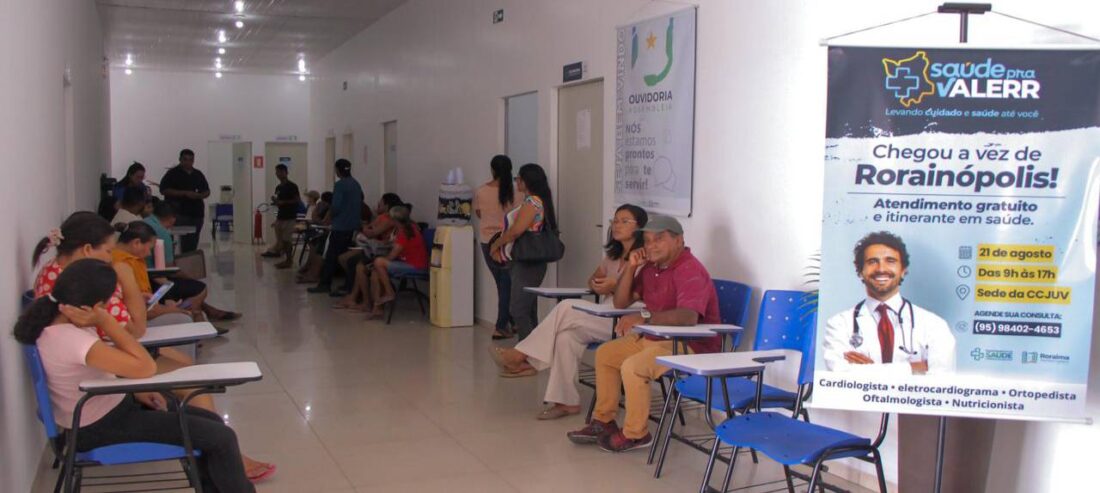 Mais de 300 atendimentos médicos são realizados em ação de saúde em Rorainópolis