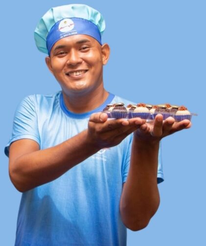 Ranison Oliveira construiu sua marca de brigadeiros, em Itacoatiara