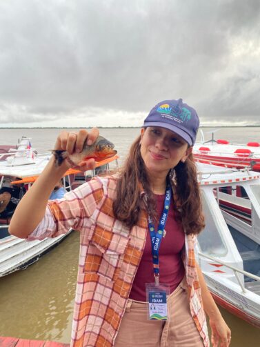 Conheça a história de Allana Feitoza, engenheira de pesca em Manaquiri